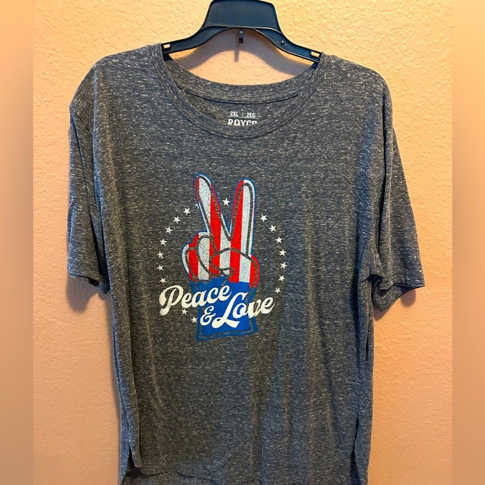 Royce Brand Americana Peace And Love Shirt